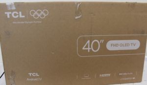 SALE OUT. TCL 40S5K 40" (101.6 cm) Full HD QLED TV with HDR and Android TV SALE OUT. TCL QLED TV 40S5K 40 Smart TV Android TV FHD Black USED, SCRATCHED