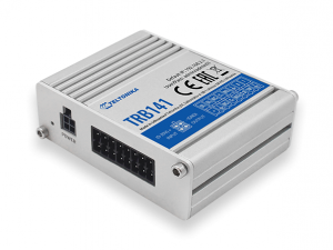 LTE Gateway: No WiFi, 4G, Input/Output, Micro USB Teltonika LTE Gateway TRB141 No Wi-Fi Ethernet LAN (RJ-45) ports 0 Mesh Support No MU-MiMO No 2G/3G/4G Antenna type 1 x SMA for LTE 1 x Virtual network interface via micro USB