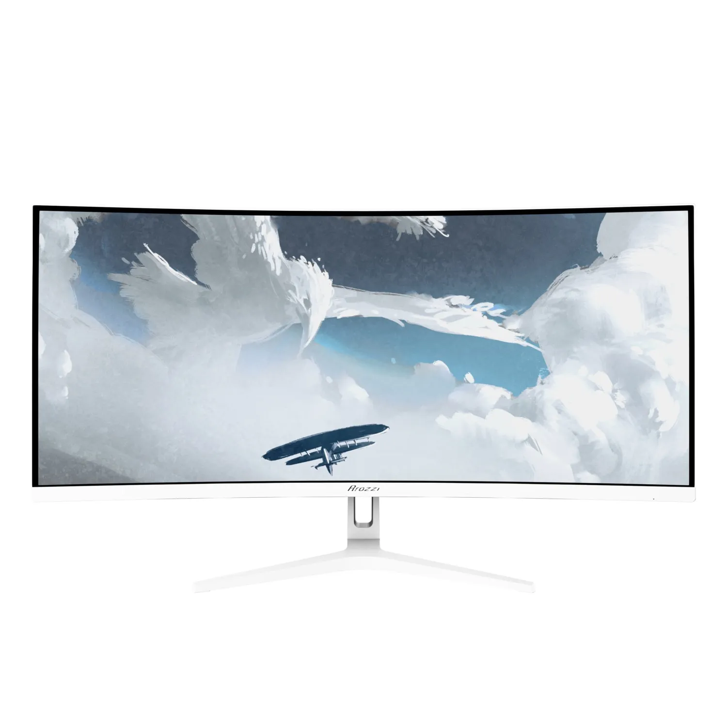 Arozzi Nova 34 " VA QHD 21:9 165 Hz 1 ms 3440 x 1440 pixels 350 cd/m² HDMI ports quantity 2 White