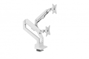 Arozzi Desk Mount Neo Duo - Gas Spring Monitor Arm AZ-ALZARE-NEO-DUO-WT Tilt, Swivel, Rotation Maximum weight (capacity) 9 kg White
