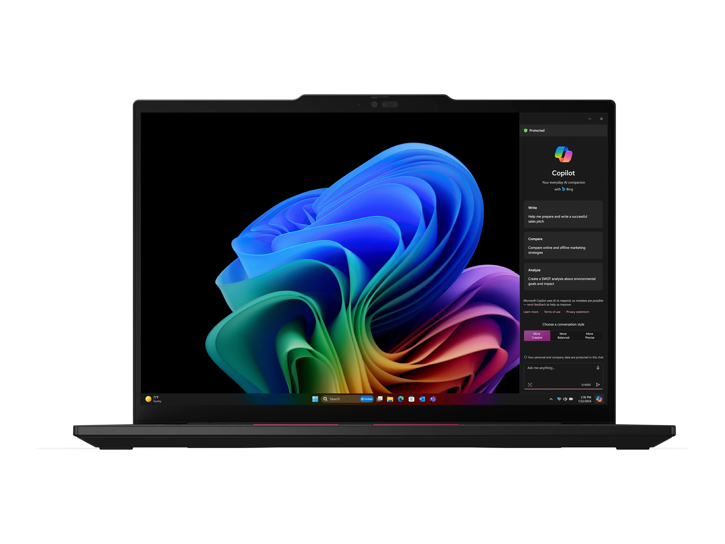 Lenovo ThinkPad T14s G6 Intel Black 14 " IPS WUXGA 1920 x 1200 pixels Anti-glare Intel Core Ultra 7 258V 32 GB LPDDR5X Solid-state drive capacity 512 GB Intel Arc Graphics 140V Windows 11 Pro 802.11be Bluetooth version 5.4 Keyboard language English Keyboard backlit Warranty 36 month(s) Battery warranty 12 month(s) - Image 2