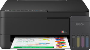Epson EcoTank L3350 Inkjet Colour Multifuction Printer A4 Wi-Fi Black