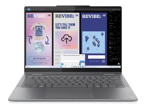 Lenovo Yoga 7 2-in-1 14ILL10 14 WUXGA Touch ULT5-226V/16GB/512GB/Intel Arc 130V Graphics/WIN11 Home/ENG Backlit kbd/Luna Grey/2Y Warranty Lenovo Yoga (w/o 65W Power adapter) 7 2-in-1 14ILL10 Luna Grey 14 " OLED Touchscreen WUXGA 120 x 1200 pixels 60 Hz Glossy Intel Core Ultra 5 226V 16 GB LPDDR5X Solid-state drive capacity 512 GB Intel Graphics Windows Home 11 802.11be Bluetooth version 5.4 Keyboard language US international Keyboard backlit Warranty 24 month(s) Battery warranty 12 month(s)