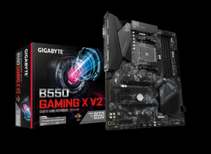Gigabyte B550 GAMING X V2 Processor family AMD Processor socket AM4 DDR4 DIMM Memory slots 4 Chipset AMD B ATX