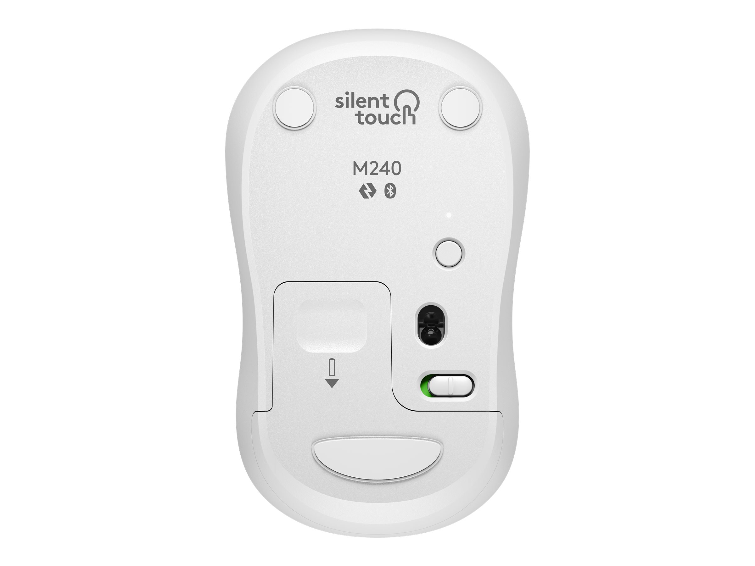 MOUSE BLUETH OPTICAL M240/SIL WHITE 910-007120 LOGITECH - Pilt 6