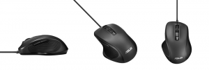 Asus Ergonomic Mouse UX300 PRO Wired optical Wired optical mouse USB 2.0 Black