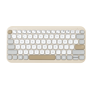 Asus Marshmallow KW100 Keyboard Wireless US International Oat Milk