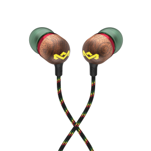Marley Wired Earbuds Smile Jamaica Built-in microphone USB Type-C Rasta