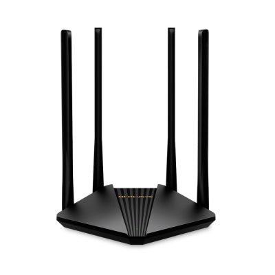 Mercusys AC1200 Wireless Dual Band Gigabit Router MR30G 802.11ac 867+300 Mbit/s Ethernet LAN (RJ-45) ports 2× Gigabit LAN Ports Mesh Support No MU-MiMO Yes Antenna type 4× 5 dBi Fixed Omni-Directional Antennas 24 month(s)
