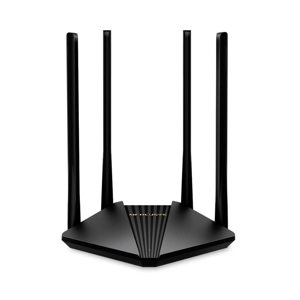 Mercusys AC1200 Wireless Dual Band Gigabit Router MR30G 802.11ac 867+300 Mbit/s Ethernet LAN (RJ-45) ports 2× Gigabit LAN Ports Mesh Support No MU-MiMO Yes Antenna type 4× 5 dBi Fixed Omni-Directional Antennas 24 month(s)