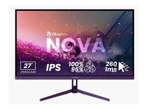 Arozzi Nova 27 " IPS QHD 16:9 180 Hz 1 ms 2560 x 1440 pixels 350 cd/m² HDMI ports quantity 2 Purple
