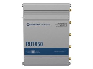 Teltonika INDUSTRIAL 5G ROUTER RUTX50 802.11ac 867 Mbit/s 10/100/1000 Mbps Mbit/s Ethernet LAN (RJ-45) ports 5 Mesh Support Yes MU-MiMO Yes 5G Antenna type Internal