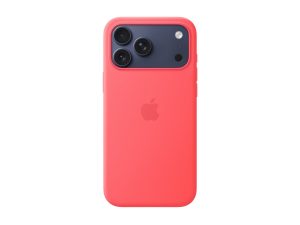 Apple iPhone 17 Pro Max Silicone Case with MagSafe – Bright Guava Apple