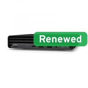 HP Renewed Grade C ProDesk 400 G6 Desktop Mini Intel Core i5 i5-10500T 16 GB SSD 256 GB Intel UHD Graphics 630 Windows 11 Pro