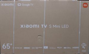 SALE OUT. Xiaomi TV S Mini LED 65 2026 SALE OUT. Xiaomi S Mini LED 2026 65 Smart TV Google TV 4K UHD Dark Grey DAMAGED PACKAGING, DENTED BACKSIDE