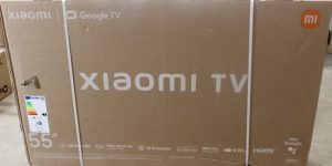 SALE OUT. Xiaomi TV S Pro Mini LED 55 2026 4K UHD (3840 x 2160) SALE OUT. Xiaomi TV S Pro 2026 55 Smart TV Google TV Grey DAMAGED PACKAGING
