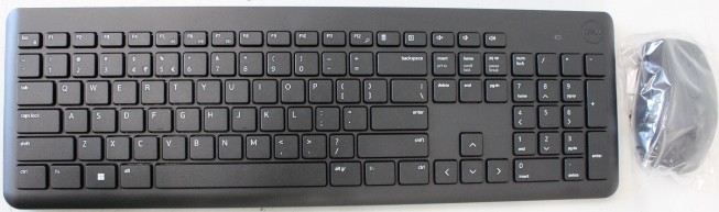 SALE OUT. Dell Keyboard and Mouse KM3322W Wireless US International SALE OUT. Dell Keyboard and Mouse KM3322W Keyboard and Mouse Set Wireless Batteries included Wireless connection US Black REFURBISHED - Image 2