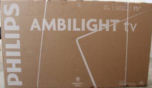 SALE OUT. Philips 75MLED920/12 75" (189cm) 4K QD MiniLED Ambilight TV SALE OUT. Philips 4K Ambilight TV 75MLED920/12 75" Smart TV TITAN OS 4K UHD Black DAMAGED PACKAGING