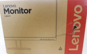SALE OUT. Lenovo L24-41 23.8 IPS 1920x1080/16:9/250 nits/HDMI/Raven Black/3Y Warranty Lenovo L24-41 23.8 " IPS FHD 16:9 100 Hz 4/6 ms 1920 x 1080 pixels 250 cd/m² HDMI ports quantity 1 Raven Black Warranty 36 month(s) DAMAGED PACKAGING