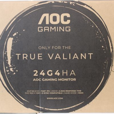 SALE OUT. AOC 24G4HA 23,8“ 1920x1080/16:9/300 cd/m²/1 ms/HDMI, DisplayPort, Headphone out SALEOUT. 24G4HA 24 " Fast IPS FHD 16:9 200 Hz 0.5 ms 1920 x 1080 pixels 300 cd/m² HDMI ports quantity 2 Black, Red Warranty 36 month(s) DAMAGED PACKAGING
