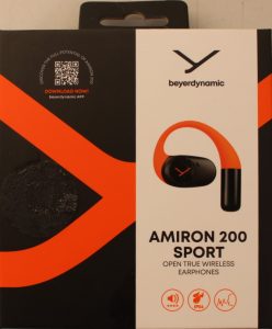 SALE OUT. Beyerdynamic AMIRON 200 Open TWS earphones with charging case and USB cable, Sport Sample DEMO Beyerdynamic DEMO Warranty 24 month(s)
