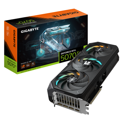 Gigabyte GeForce RTX 5070 Ti GAMING OC 16G NVIDIA 16 GB GeForce RTX 5070 Ti HDMI ports quantity 1 PCI-E 5.0