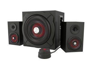 GENESIS Helium 610BT Computer Speakers, Wired, Bluetooth, Black Genesis Helium 610BT Bluetooth Red/Black