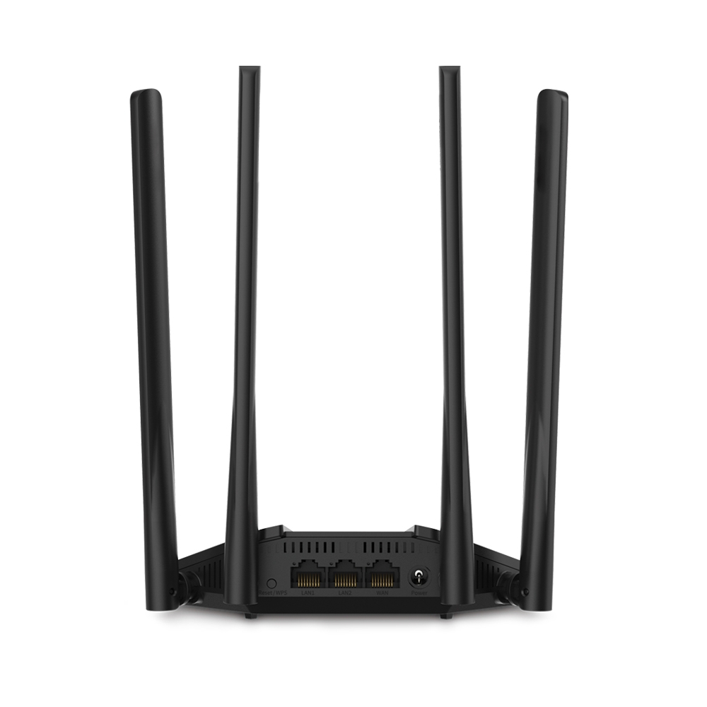 Mercusys AC1200 Wireless Dual Band Gigabit Router MR30G 802.11ac 867+300 Mbit/s Ethernet LAN (RJ-45) ports 2× Gigabit LAN Ports Mesh Support No MU-MiMO Yes Antenna type 4× 5 dBi Fixed Omni-Directional Antennas 24 month(s) - Image 5