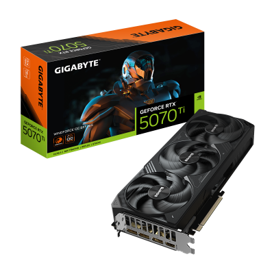 Gigabyte GeForce RTX 5070 Ti WINDFORCE OC SFF 16G NVIDIA 16 GB GeForce RTX 5070 Ti HDMI ports quantity 1 PCI-E 5.0