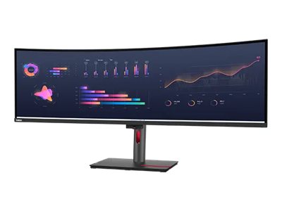 Lenovo ThinkVision P49w-30 49 " IPS 32:9 60 Hz 4 ms 5120 x 1440 350 cd/m² HDMI ports quantity 2 Black Warranty 36 month(s) - Pilt 3