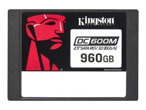 Kingston DC600M 960 GB SSD form factor 2.5" Solid-state drive interface SATA Rev. 3.0 Read speed 560 MB/s Write speed 530 MB/s