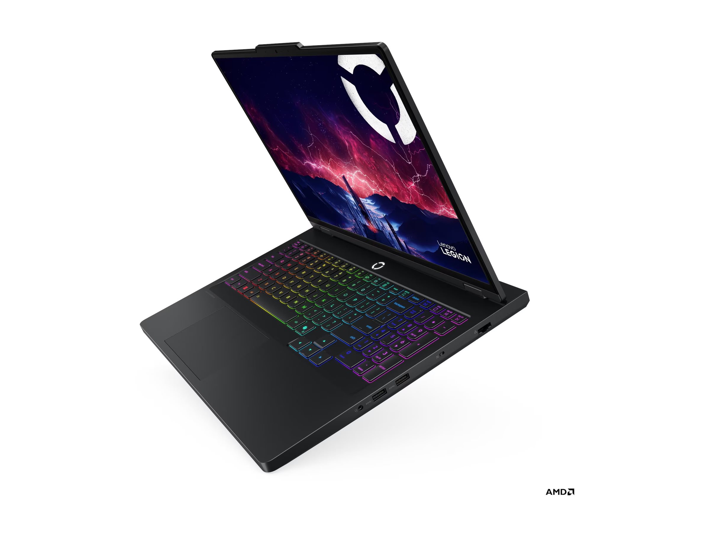 Lenovo Legion Pro 5 16AFR10 AMD Eclipse Black 16 " OLED WQXGA 2560 x 1600 pixels Glossy AMD Ryzen 9 9955HX 32 (2x16GB) GB SODIMM DDR5 Solid-state drive capacity 1000 GB NVIDIA GeForce RTX 5070 GDDR7 12 GB Windows 11 Home 802.11be Bluetooth version 5.4 Keyboard language English Keyboard backlit Warranty 24 month(s) Battery warranty 12 month(s) - Image 2