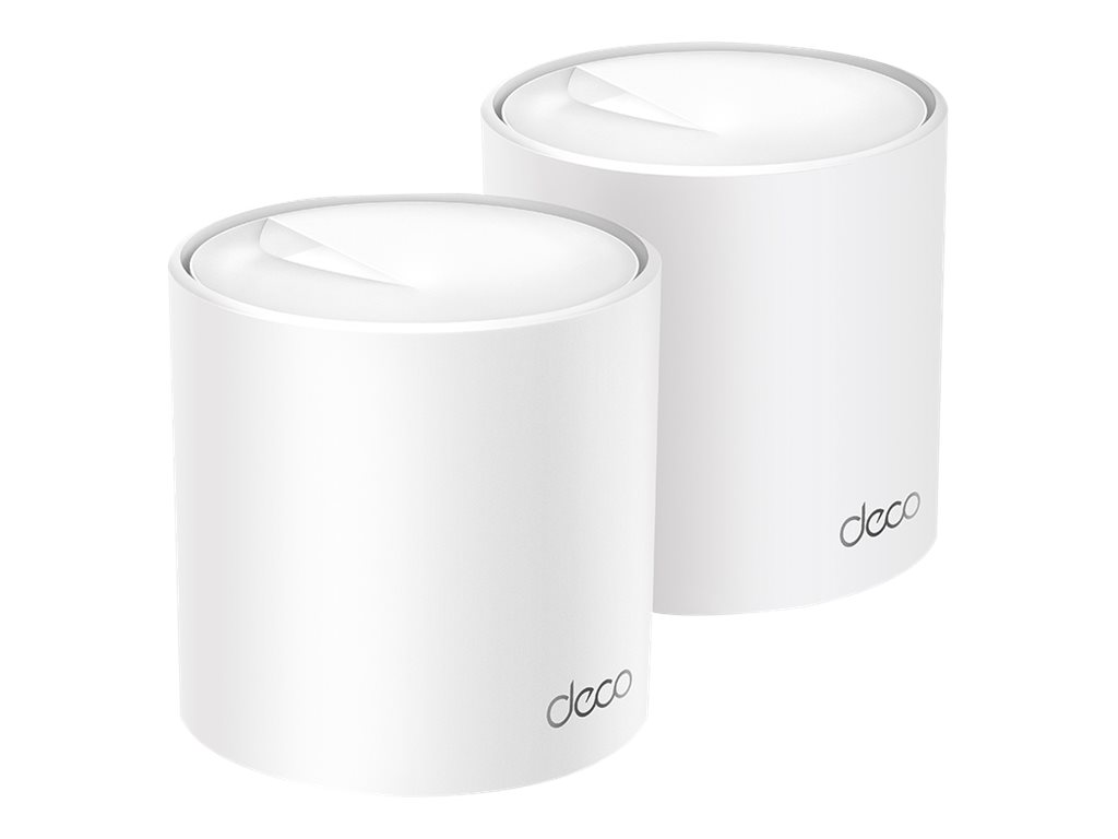 TP-LINK Whole Home Mesh Wi-Fi 6 System Deco X50 (2-pack) 802.11ax 574+2402 Mbit/s Ethernet LAN (RJ-45) ports 3 Mesh Support Yes MU-MiMO Yes No mobile broadband Antenna type Internal - Image 2