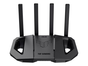 Asus Dual-band Gaming Router TUF-BE3600 802.11ax 10/100/1000 Mbit/s Ethernet LAN (RJ-45) ports 5 Mesh Support Yes MU-MiMO No No mobile broadband Antenna type External 1x USB 3.2 Gen 1