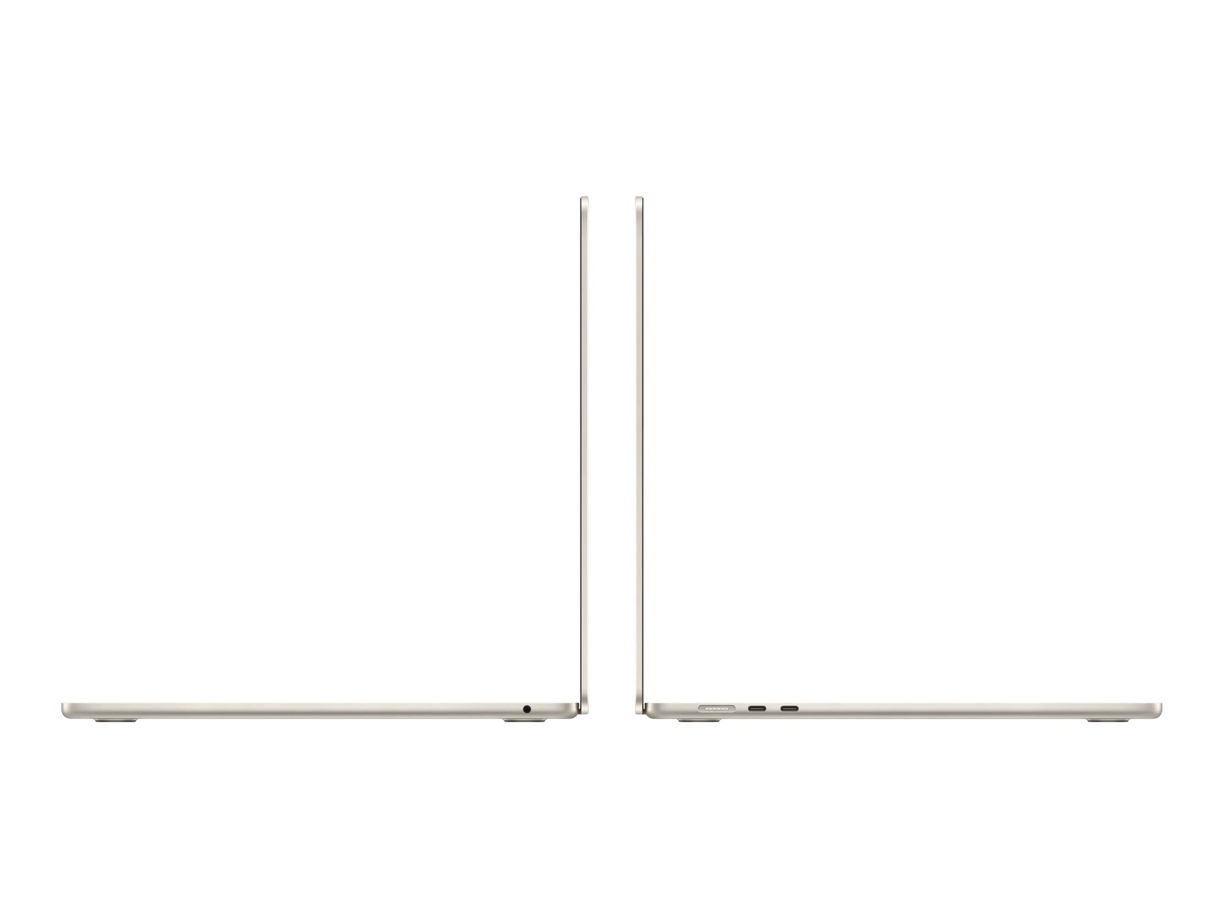 Apple MacBook Air Starlight 15.3 " 2880 x 1864 pixels Apple M5 24 GB Solid-state drive capacity 1000 GB Apple M5 chip 10-core CPU/10-core GPU macOS 802.11ax Bluetooth version 6.0 Keyboard language Swedish Keyboard backlit - Pilt 2