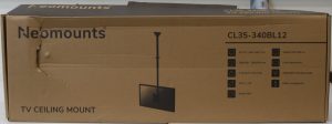 SALE OUT. Neomounts CL35-340BL12 Monitor/TV mount ceiling 1 screen - 23-42" - max 50 kg - VESA 100x100-200x200 - h 106-156 cm - black Neomounts CL35-340BL12 Monitor/TV mount Ceiling Adjustable Height, Rotate, Tilt, Swivel 23-42 " Maximum weight (capacity) 50 kg DAMAGED PACKAGING Black