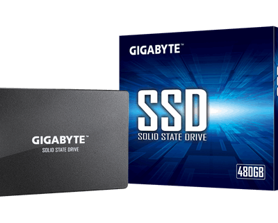 Gigabyte GP-GSTFS31480GNTD 480 GB Solid-state drive interface SATA Read speed 550 MB/s Write speed 480 MB/s