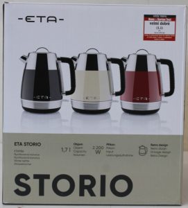 SALE OUT. ETA ETA918690040 Storio Kettle, Power 2150 W, Capacity 1.7 L, Stainless steel, Beige SALE OUT. ETA Storio Kettle ETA918690040 Standard 2150 W 1.7 L Stainless steel 360° rotational base Beige USED