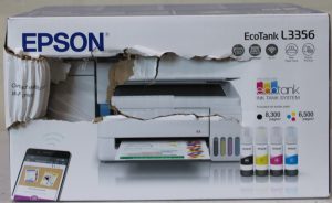 SALE OUT. Epson EcoTank L3356 Multifunctional Printer SALE OUT. Epson EcoTank L3356 Inkjet Colour Multifuction Printer A4 Wi-Fi White DAMAGED PACKAGING