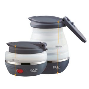 Adler Travel Kettle AD 1279 Electric 750 W 0.6 L Silicon White