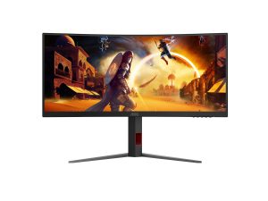 AOC CU34G4Z 34 " Fast VA WQHD 21:9 240 Hz 1 ms 3440 x 1440 pixels 450 cd/m² HDMI ports quantity 2 Black
