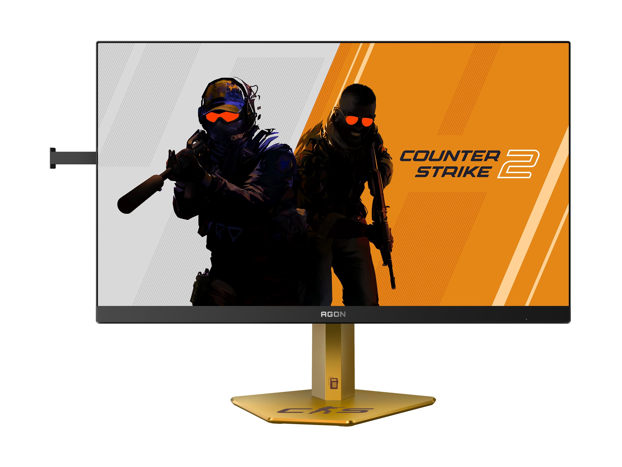 AOC CS24A 24 " TN FHD 16:9 610 Hz 0.5 ms 1920 x 1080 pixels 500 cd/m² HDMI ports quantity 2 Black/Orange