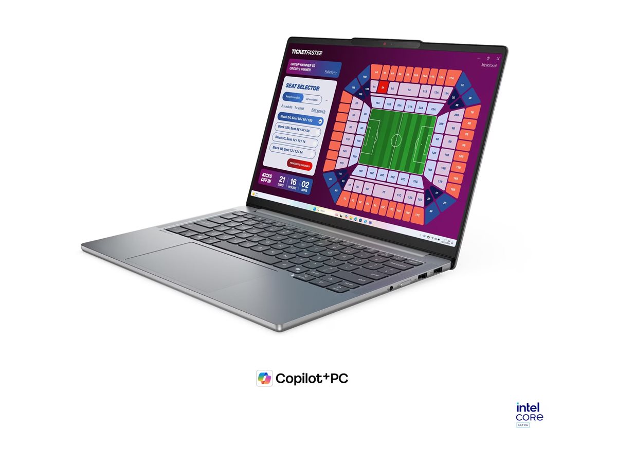 Lenovo IdeaPad Pro 5 14IPH11 Intel Luna Grey 14 " OLED 2.8K 2880 x 1800 pixels Glossy Intel Core Ultra 7 356H 32 GB Soldered LPDDR5X Solid-state drive capacity 1000 GB Intel Graphics Windows 11 Pro 802.11be Bluetooth version 5.4 Keyboard language Nordic Keyboard backlit Warranty 24 month(s) Battery warranty 12 month(s) - Image 5