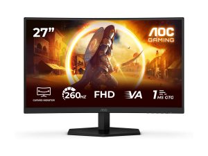 AOC C27G42ZE 27 " Fast VA FHD 16:9 260 Hz 1 ms 1920 x 1080 pixels 300 cd/m² HDMI ports quantity 1 Black