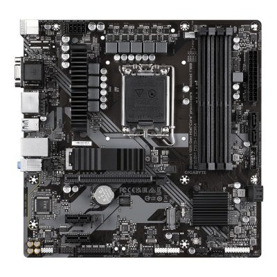 Gigabyte B760M DS3H DDR4 1.0 M/B Processor family Intel Processor socket LGA1700 DDR4 DIMM Memory slots 4 Supported hard disk drive interfaces SATA, M.2 Number of SATA connectors 4 Chipset Intel B760 Express Micro ATX
