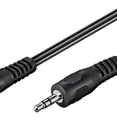 Goobay AUX audio connector cable 50449 3.5 mm male (3-pin, stereo)