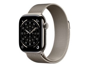 Watch Series 11 Smart watch GPS (satellite) LTPO OLED Always-On Retina Waterproof Natural Titanium