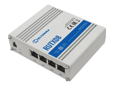Teltonika Industrial Router RUTX08 No Wi-Fi 10/100/1000 Mbit/s Ethernet LAN (RJ-45) ports 4 Mesh Support No MU-MiMO No No mobile broadband 1 24 month(s) - Image 3