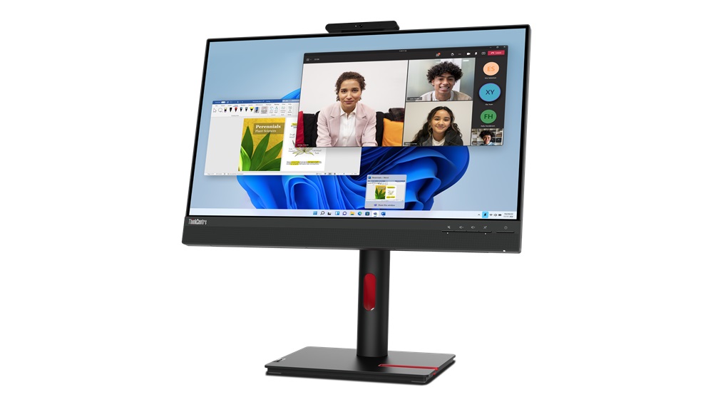 Lenovo ThinkCentre Tiny-in-One 24 (Gen 5) 23.8 " IPS 16:9 60 Hz 4 ms 1920 x 1080 250 cd/m² HDMI ports quantity 1 Black Warranty 36 month(s) - Pilt 3
