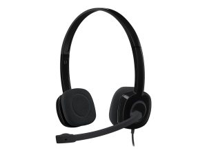 Logitech H151 Stereo headset Black